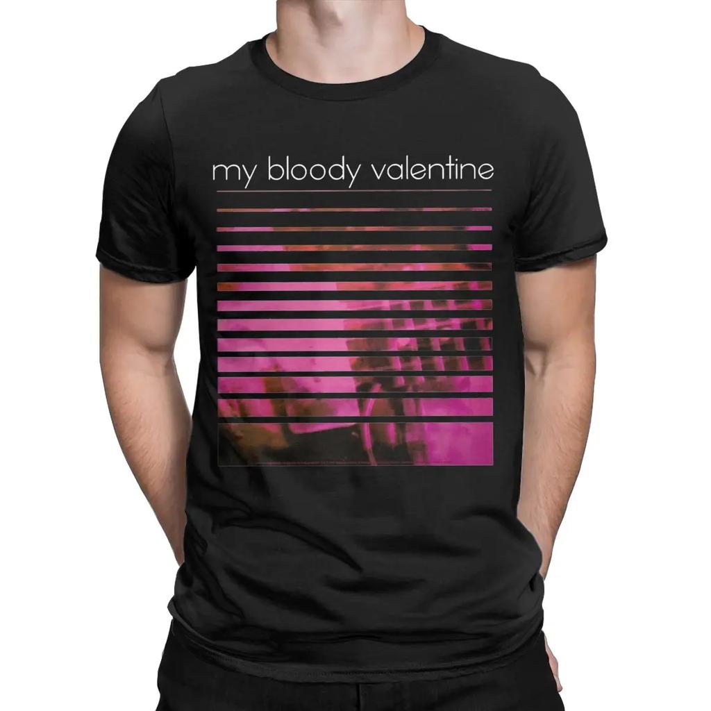 Pánske tričko s poctou k filmu Môj krvavý Valentín, vtipné, z čistej bavlny, s okrúhlym výstrihom, krátkym rukávom, oblečenie, plus veľkosť