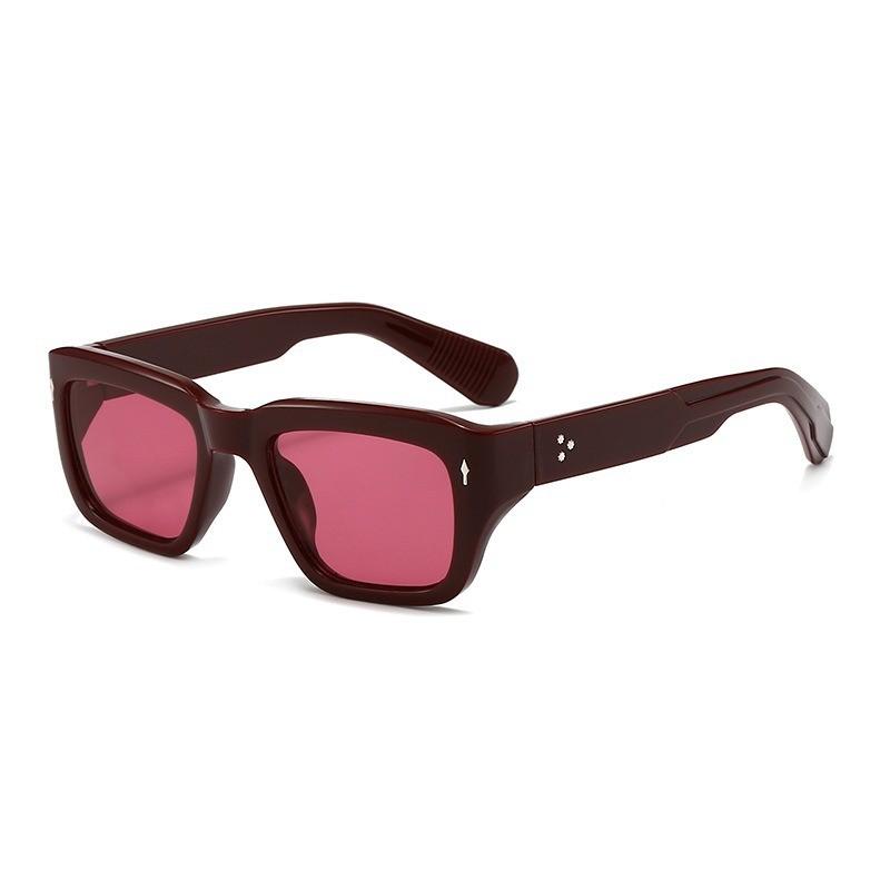 Square Black Frame Sunglasses For Men Women Uv400 Polarized Protection Fashion Outdoor Wear