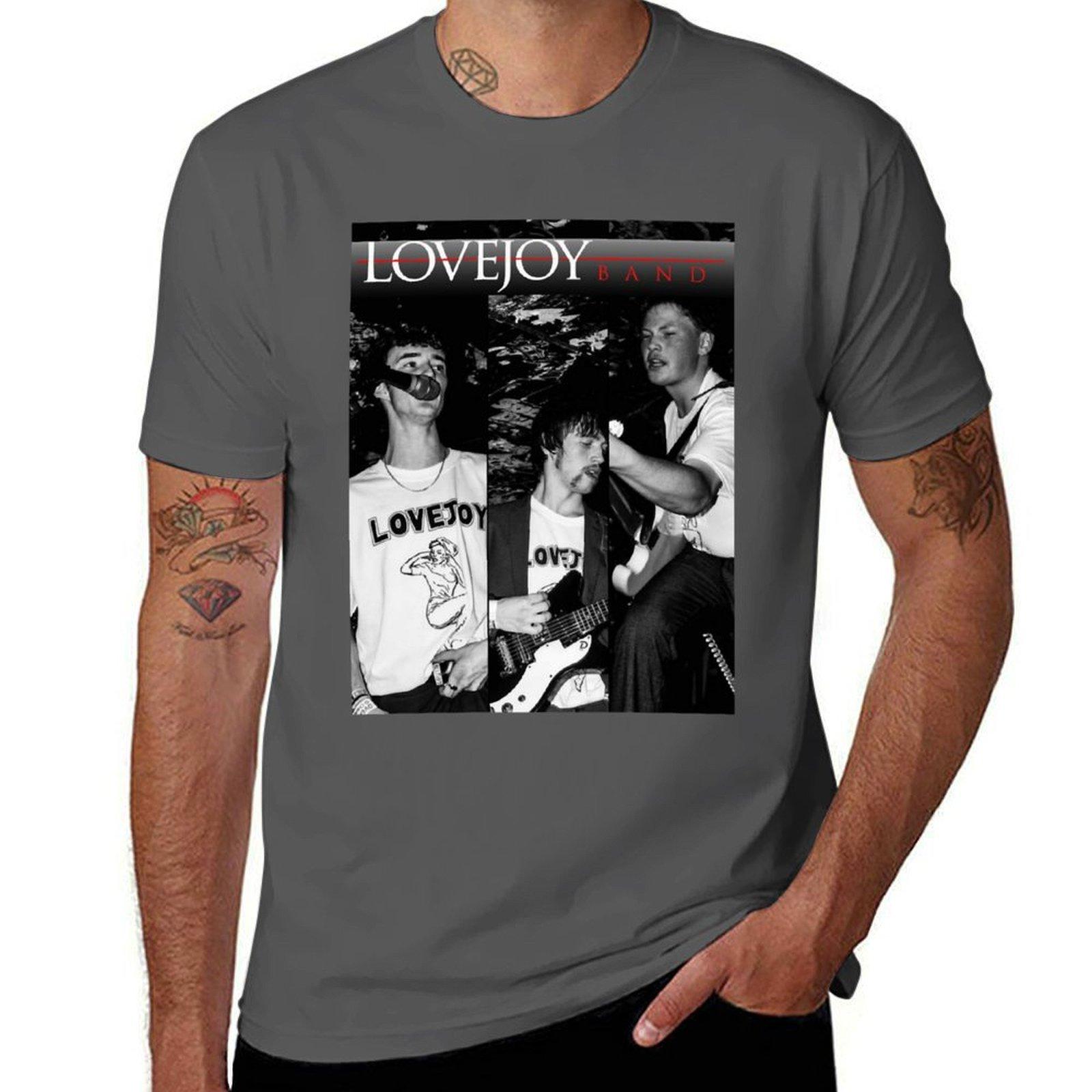 

Lovejoy Band T-Shirt man graphic t shirt funny t shirts man t shirts for man pack cotton T-Shirt 4XL