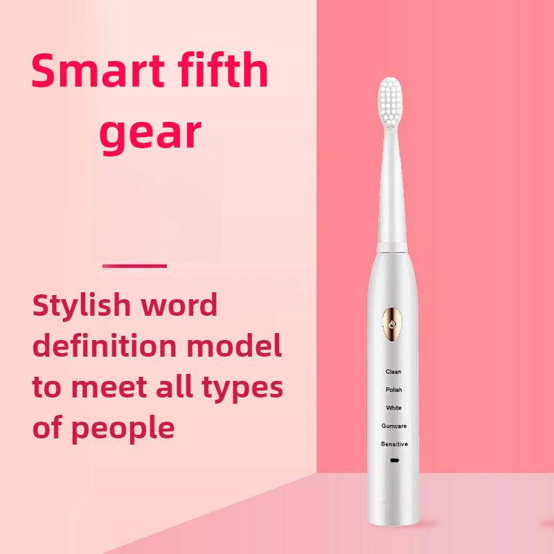 Electric Toothbrush Rechargeable Ultra-automatic Sound Set Toothbrush Tooth Brush 4 Toothbrushes Head Intelligent Timing