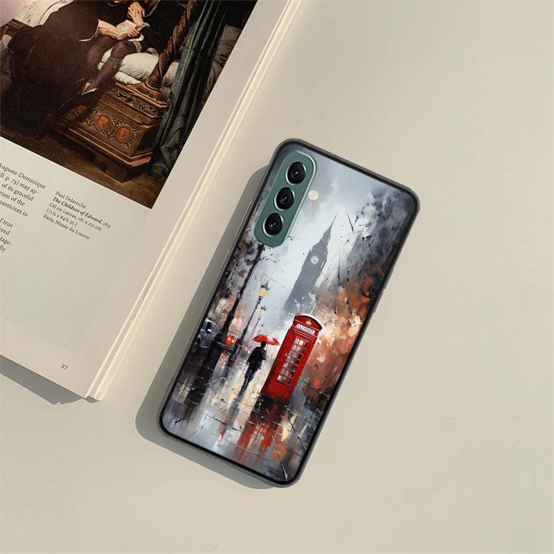 Künstler London Gemälde Ölgemälde Handyhülle für Samsung A54 A14 A24 A34 A17 A37 A57 A55 A35 A25 A15 A07 A05S A04S A12 A22 A32