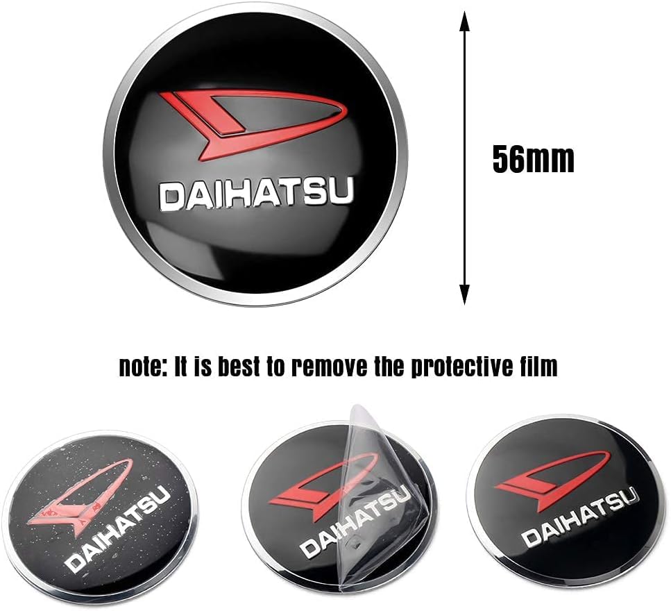 Daihatsu Wheel Center Cap Emblem Sticker Hub Cap Tucker Hijet Rocky Atley Taft Campus