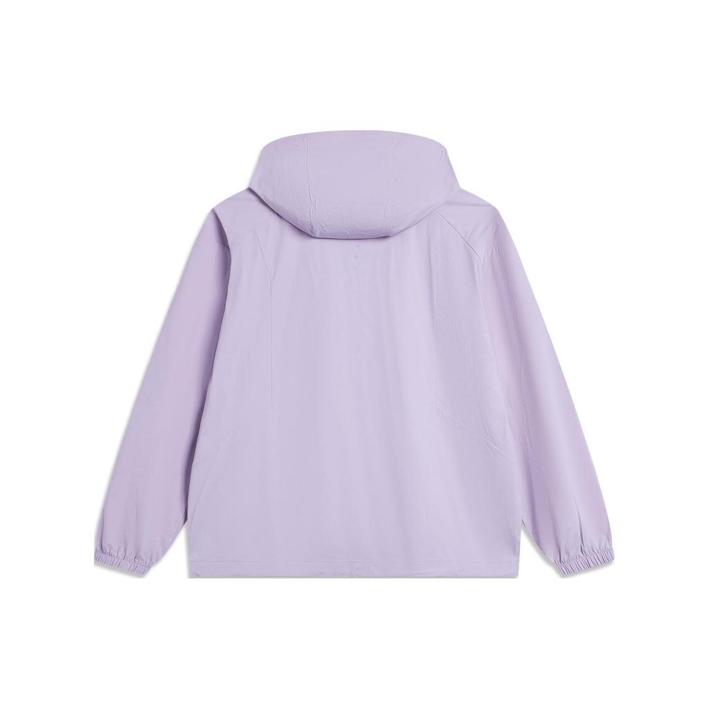 Li Ning CF Ultraviolet Protection UPF 50+ Cool Lightweight Sun Protection Clothing Women outerwear Purple AFDU714-1