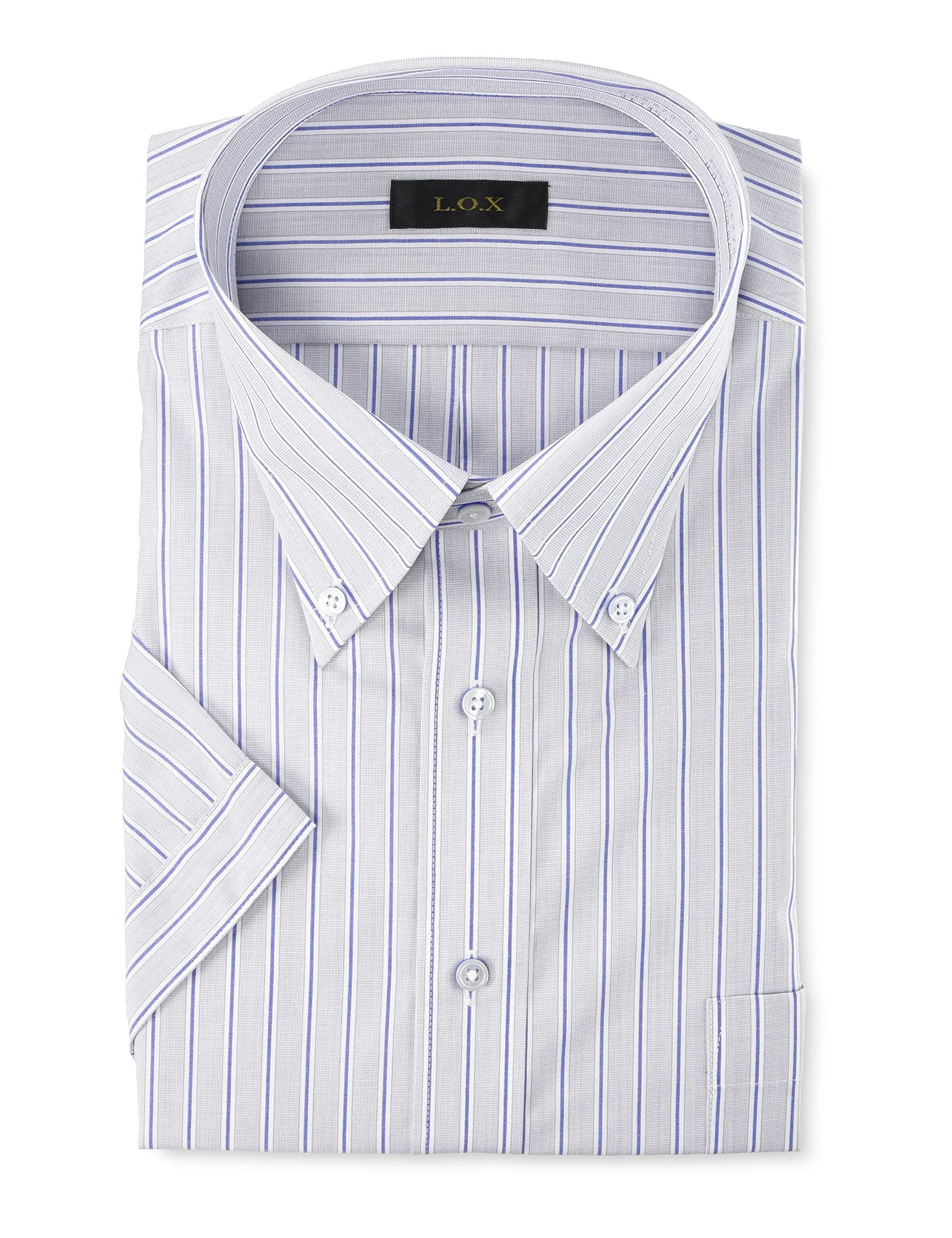 

Мужская рубашка Flex Japan DHRX78, размер 15, синяя, обхват шеи 49 см