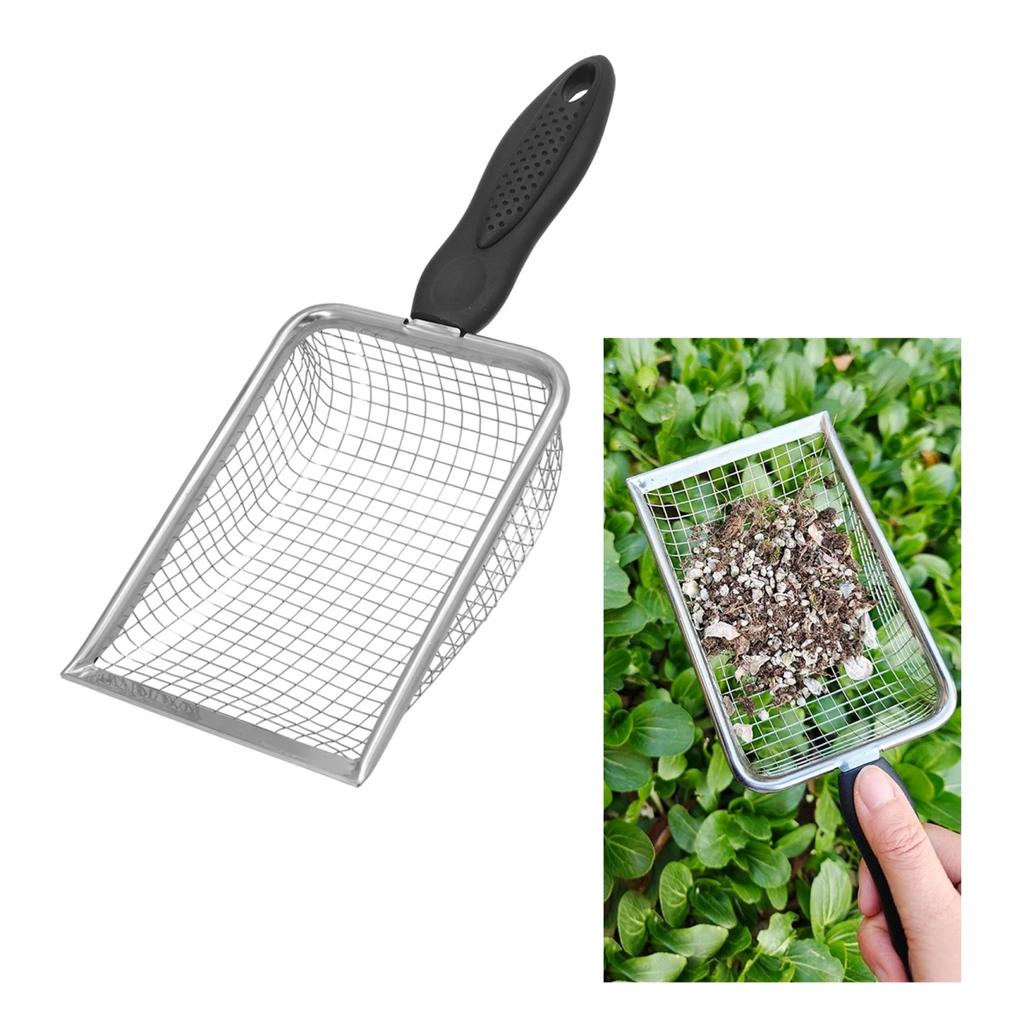 Bodensieb für Gartenarbeit, Gartenarbeit Sandsieb Bodensieb Kompostsieb mit Griff