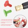 Wash Gun Spray Nozzle 1/4 Quick Connection Pressure Washer Spray Tip Foam Spray Sprinkler Heads Nozzle for High Pressure Washer