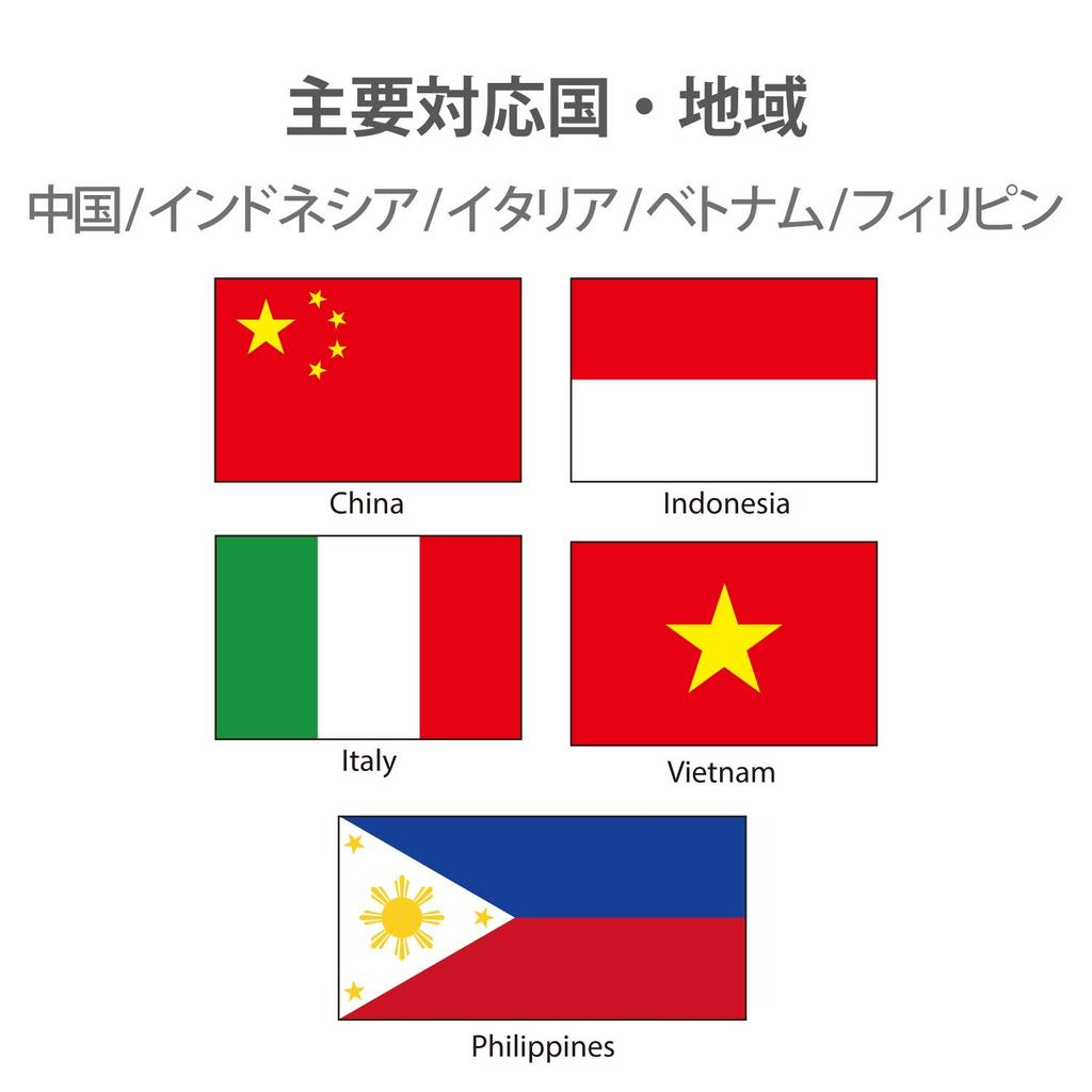 ELECOM Konvertierungsstecker für Japan C-Typ Weiß T-NHPACWH