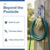 Pool Leaf Skimmer Net Holder Adjustable Telescopic Pole Hanger Above Ground Pool Hot Tub Cleaning Accessories