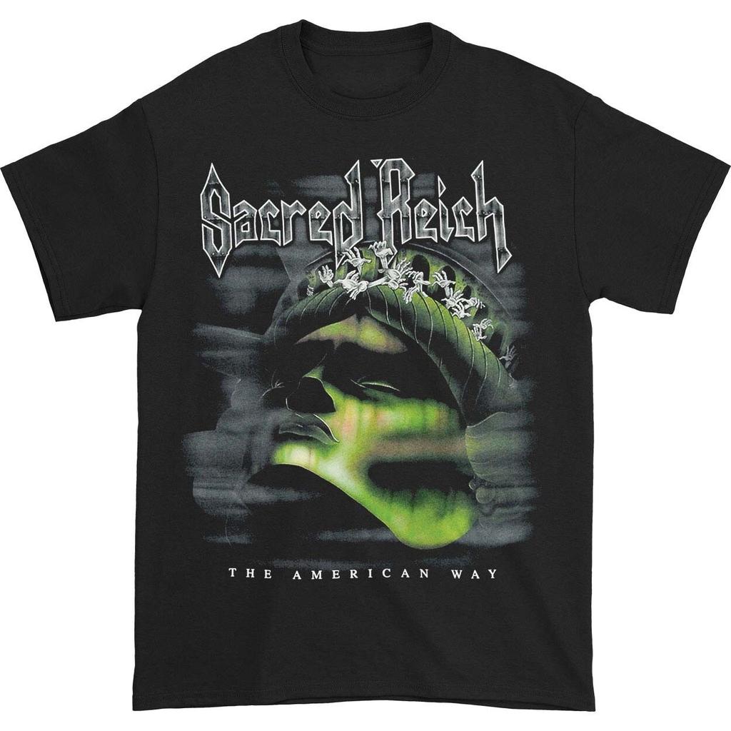 The American Way By Sacred Reich Band Cotton All Size Black Unisex Shirt