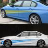 2pcs Car Sticker Long Side Stripe Decals Auto Vinyl Wrap DIY Decoration Sticker Car Racing Sports Styling Tuning Accessories