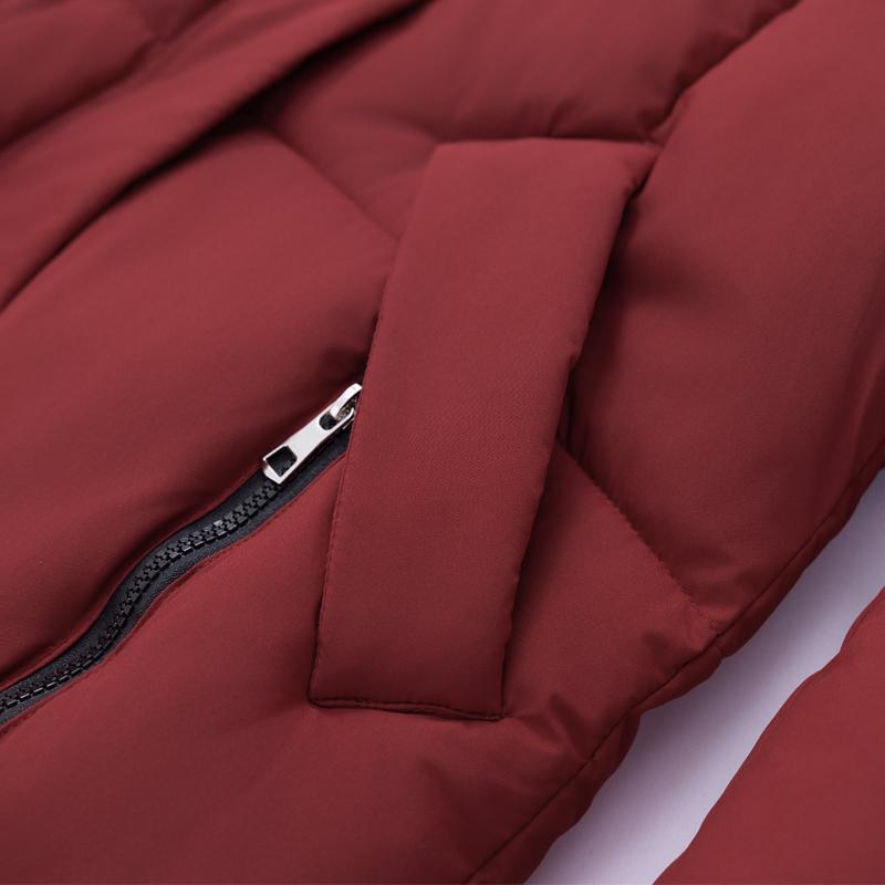 Fashion Woman Long Coat Winter Jackets Hooded Elegant Loose Thick Warm Plus Size Women's Parkas