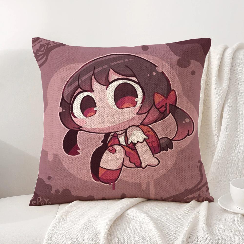 Cartoon P-Pepoyos Cushion Cover Summer Coolness Linen Fabric Double-Sided Printing Pillow Case Sofa Home Decor Gift