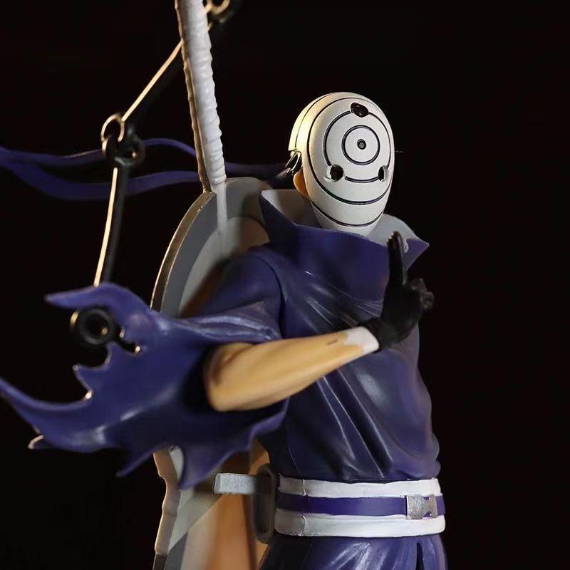 22cm/8.6in NARUTO Anime Figuren Uchiha Obito Stehende Haltung PVC Schreibtisch Dekoration Modell Statue Ornament Sammlung Spielzeug Geschenke