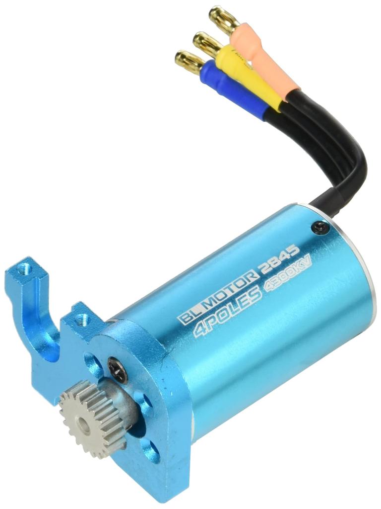 Hi-Tech Wltoys Brushless Motor Set (for Explorer BL) - Official Japanese Product, RC Car Spare Part, Radio Control Buggy Rally Car WLC-2004, Black