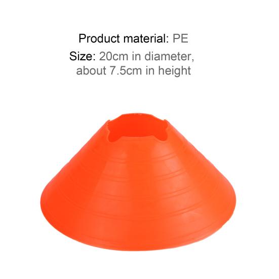 Marker Discs Wear Resistant Good Flexibility Compact Soccer Agility Training Disc Cone Training