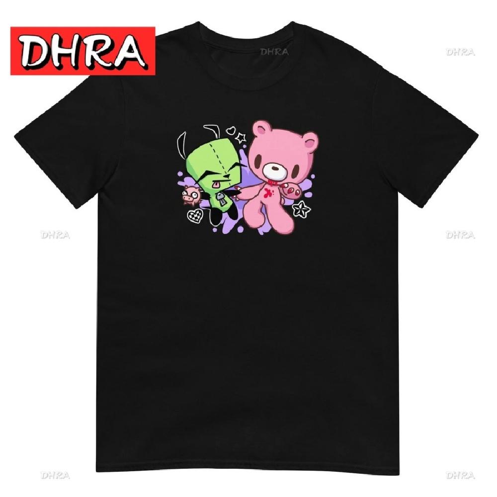 

Emo Bear and Doggy T-shirt _ Scenecore Cartoon Early 2000s Mall Goth T-shirt Tee Simple Clean Youthful Tee Shirts Birthday Gift XXXXXL чорний