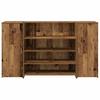 Biurko Recepcyjne Stare Drewno 180X50X103,5 Cm Drewno Klejone