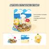 Pokemon Building Blocks Pikachu Psyduck Seaside Party Theme Scene Model Bricks Desktop Ornaments Collection Display Kids Toys
