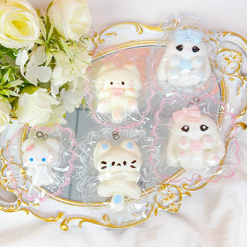 Animal Series Silicone Squeeze Toy - Handmade, Food-Grade Decompression Cream Slime