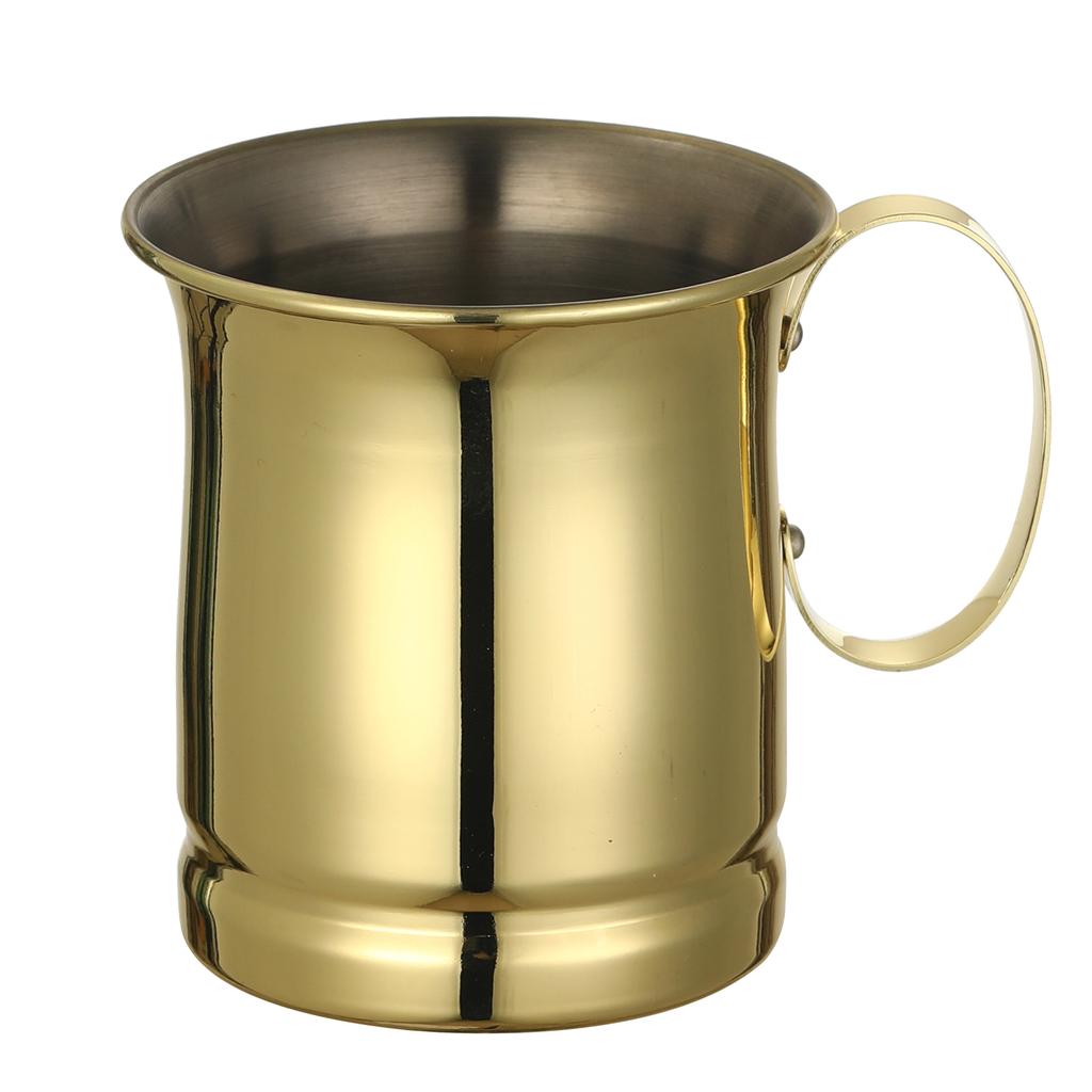 Hammered Copper Plated Stainless Steel Moscow Mule Mug Drum-Type Beer Cup Coffe Cup Water Glass Drinkware