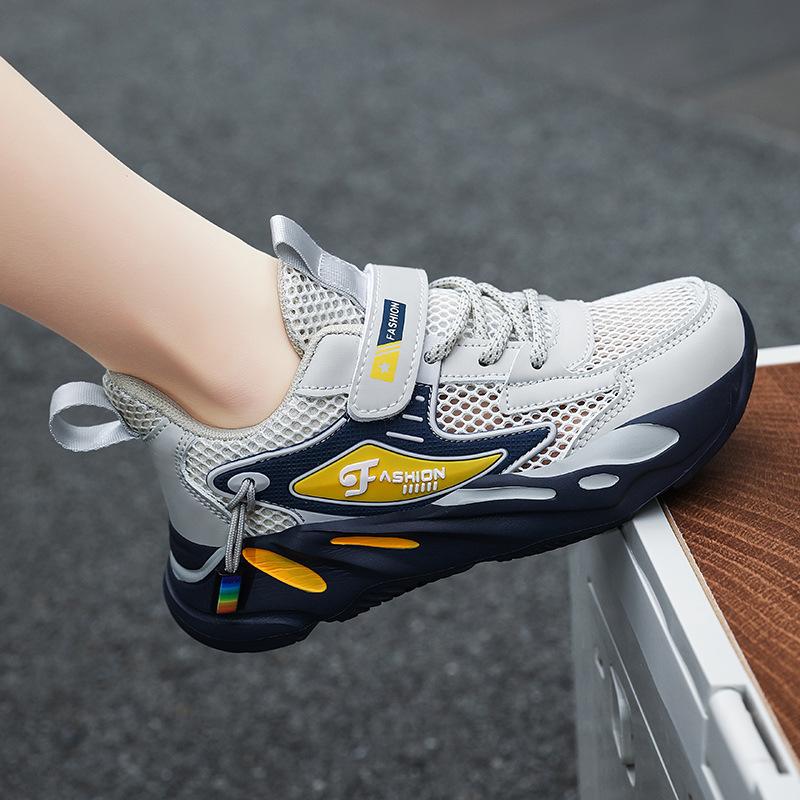 Sports shoes, spring/autumn collection, breathable mesh upper, soft sole, non-slip, running shoes, children's shoes, perfect for Children's Day