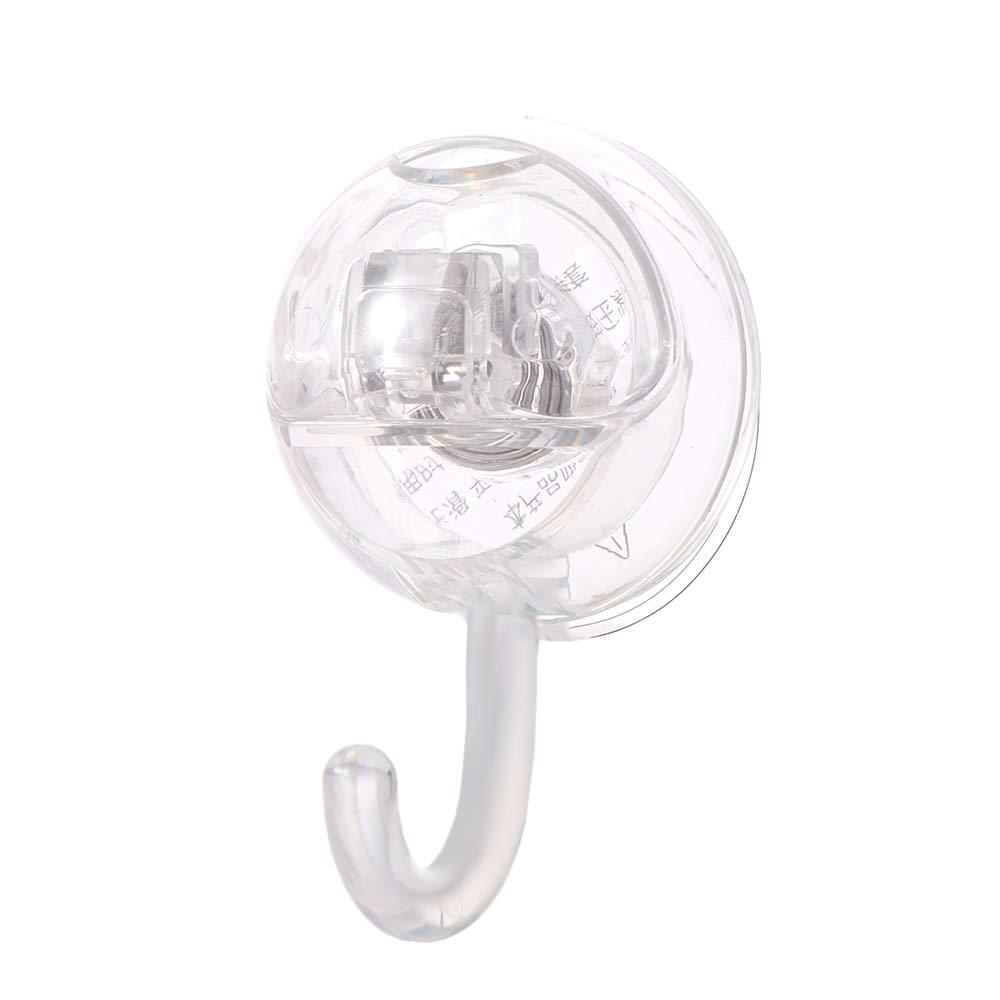 2Pcs Decorative Suction Cup Hook Plastic Towel Hanger Convenient Clothes Towel Storage Hook  Kitchen