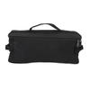 Camping Bag Large Capacity Double Zipper Tableware Storage Bag with Handle for Outdoor Black