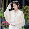 Lightweight Chiffon UV Protection Shawl for Summer Outdoor Activities
