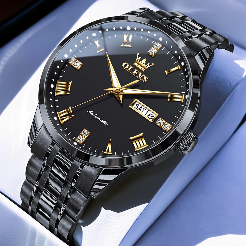 OLEVS Gold Automatic Watch For Men