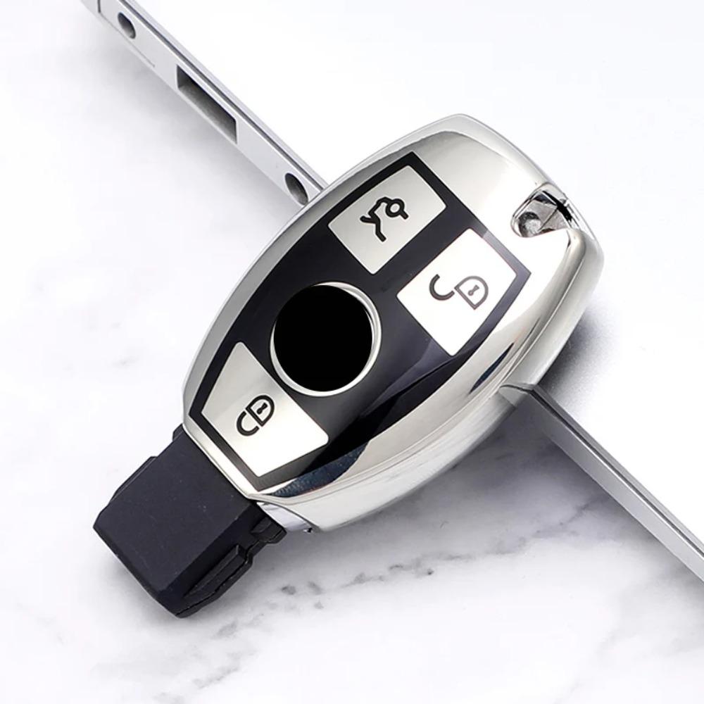 2/3 butoane pentru Mercedes Benz ABGR Clasa GLA GLK W176 W204 W251 W463 TPU moale Husa pentru chei de la distanță de mașină Accesorii Fob