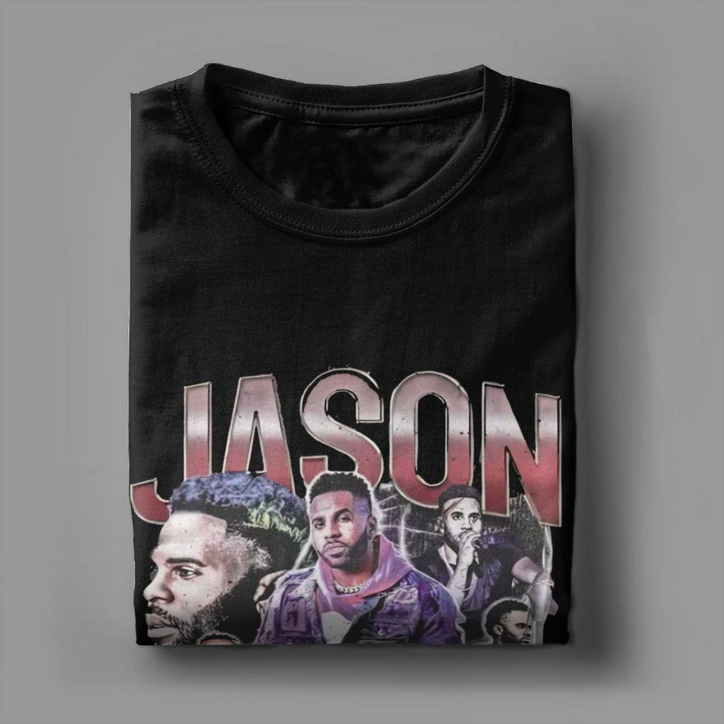 Jason Derulo Konzert Welttournee 2026 Bedrucktes T-Shirt Herren Damen Baumwolle T-Shirt Kleidung
