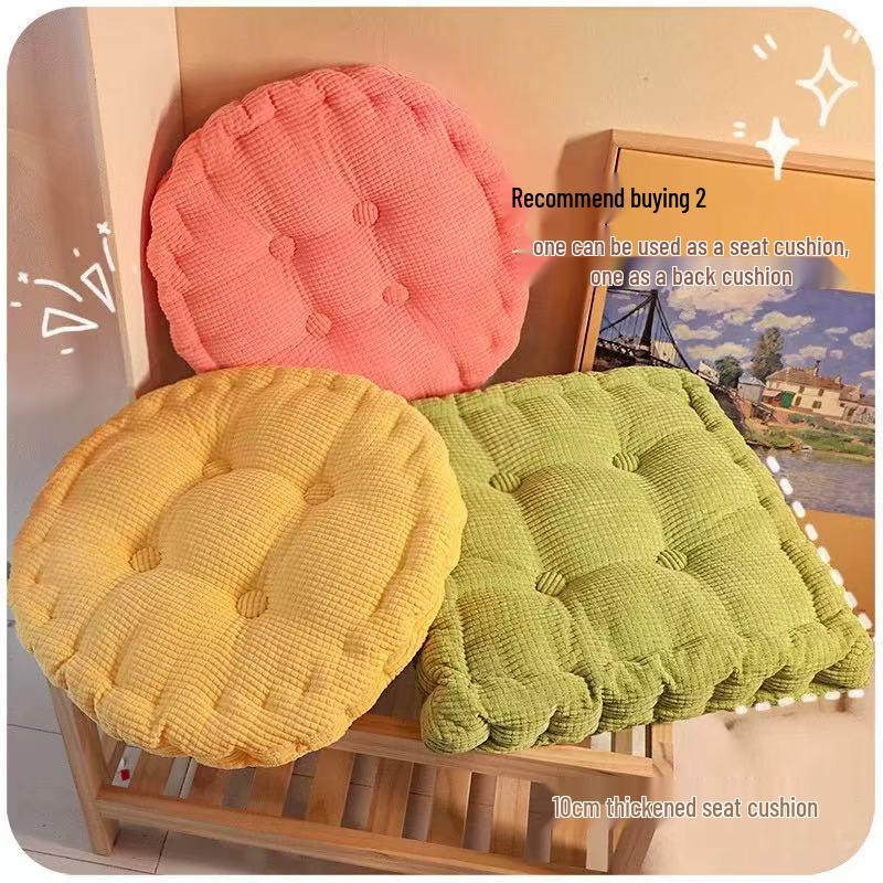 Corn Kernel Velvet Seat Cushion - Thickened Cotton Pad for Sofa, Car, Window, Chair, and Stool