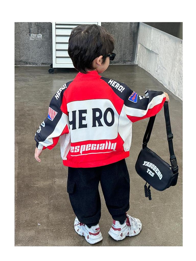 Boys' Cargo Trousers - Spring & Autumn 2025, Casual Korean Style for Small & Medium Children