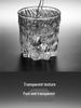 Glacier Glass Cup Set: Tea, Guest, Whiskey & Beer Cups for Living Room