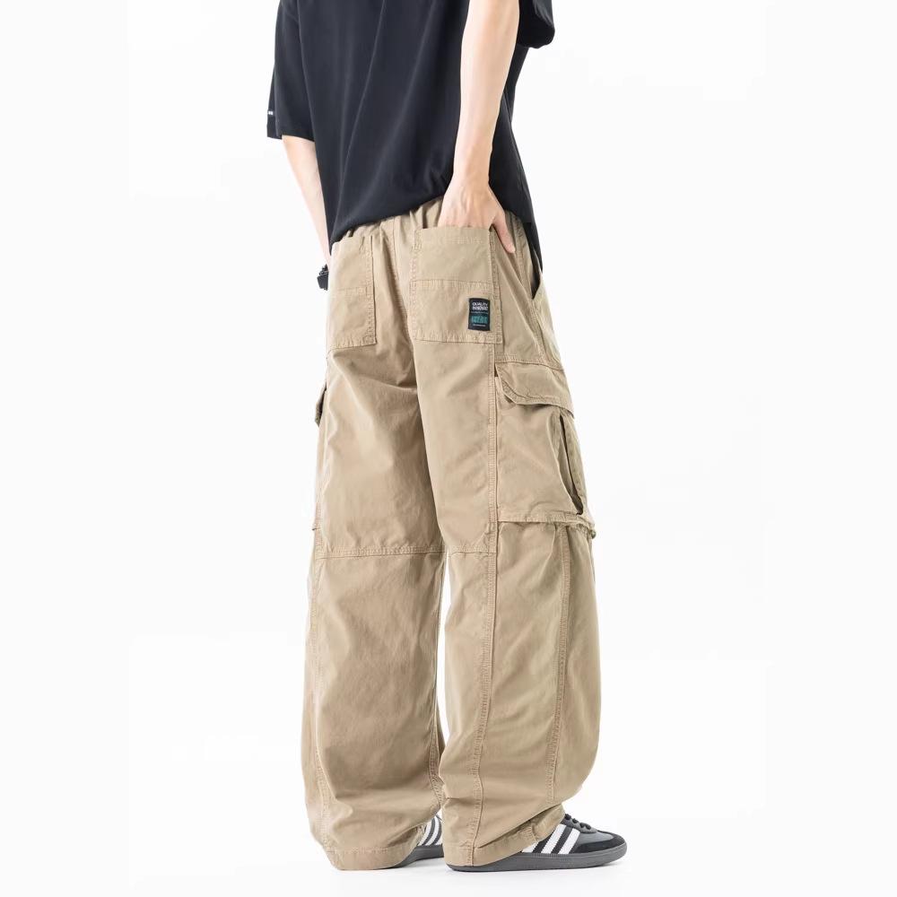 Men's new loose Japanese functional wind casual trendy brand multi-pocket overalls for