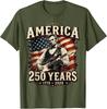 Camiseta Unisex Vintage Abraham Lincoln Abe Lincoln Tocando la Guitarra 250 Años