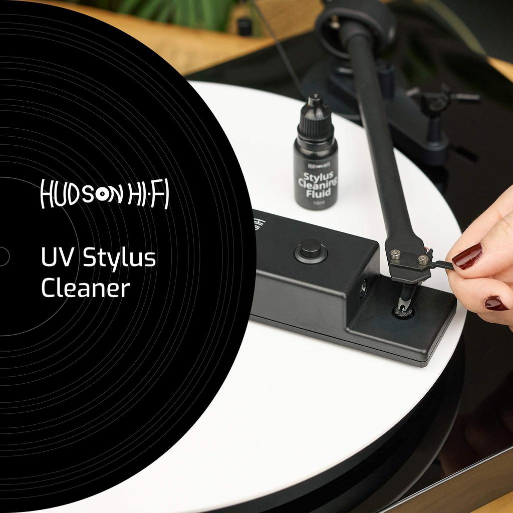 Hudson Turntable Ultrasonic Stylus Cleaner Vinyl Stylus Needle Cleaner for Turntables and Record Players Needle Cleaner for Turntable Accessories