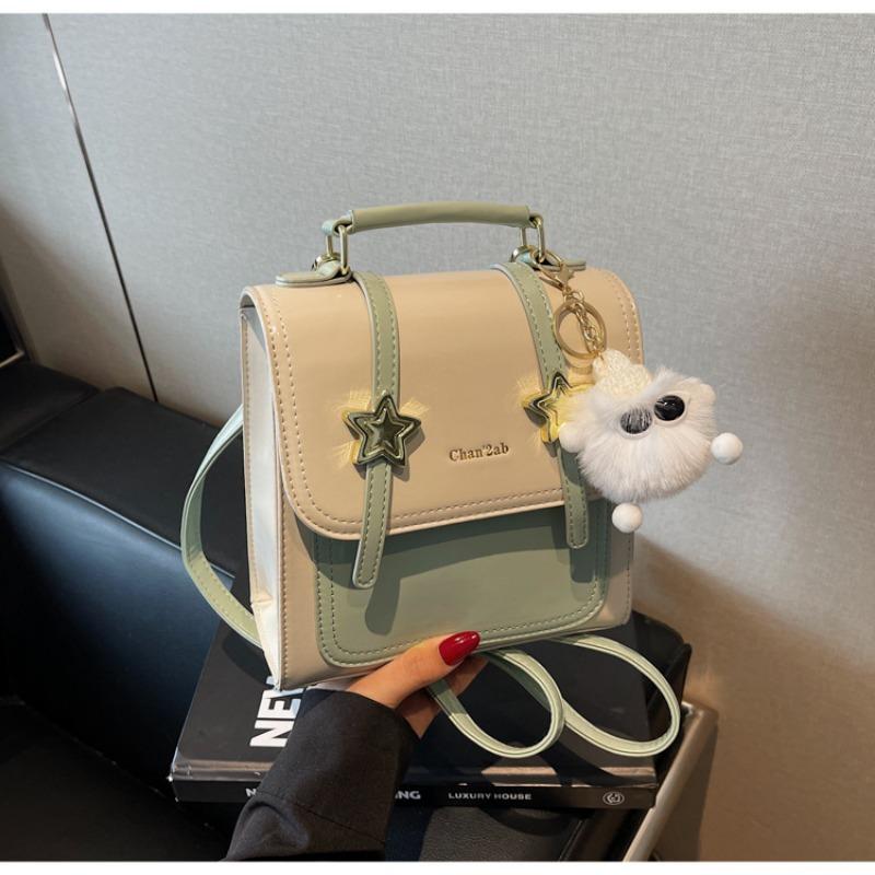 Premium texture women's new popular fashion commuter schoolbag college student hand carry small backpack backpack