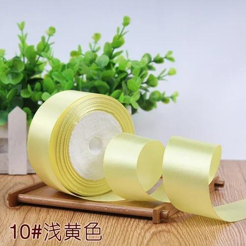 25yard 6mm 10mm 15mm 20mm 25mm 40mm 50mm Silk Satin Ribbons for Crafts Bow Handmade Gift Wrap Party Wedding Coth DIY Decorative