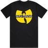 T-shirt Unisex Cotone Pesante Oversize Hip Hop Streetwear con Grafica Logo Globo 3D Retrò Wu-Tang Clan