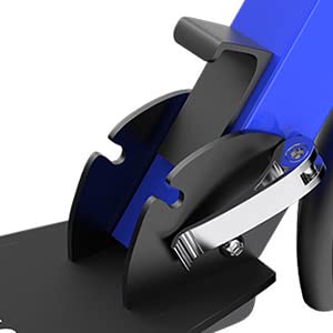 Foldable Kick Scooter for Kids and Adults, 4 Height Adjustments, Foot/Hand Brakes, 8-Inch Tires, Stand-Up Two-Wheel Vehicle