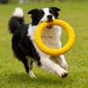 Fetch Toy Bite-resistant Flying Disc Chew Toy Teething Ball Tug-of-War Ring for Large Dogs Training