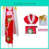 Anime One Piece Kaiserin Hancock Cosplay Kleidung Roter Cheongsam Kimono Element Kostüm