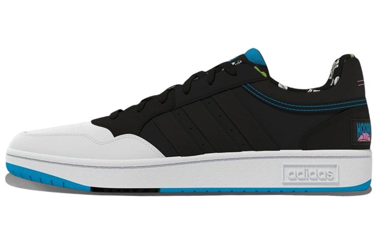 Adidas Hoops 3.0  Black Blue White  FZ5960 42