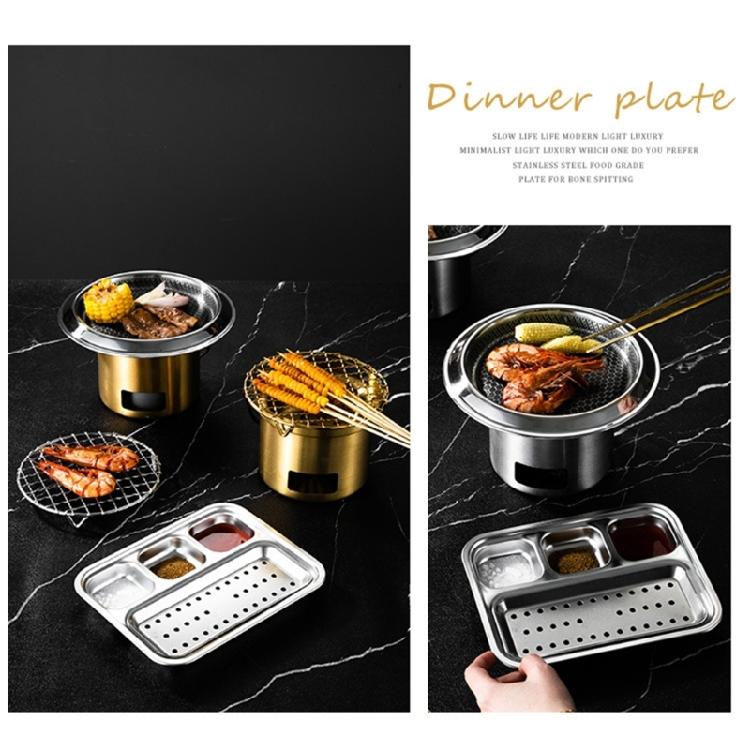 304Stainless Steel Outdoor Stove Cooking Stove Multifunctional Cookware Campings Stove Outdoor Barbecue Tool for Cooking