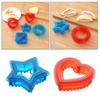 5Pcs Sandwich Cutter and Sealer for Kids Childrens  Portable