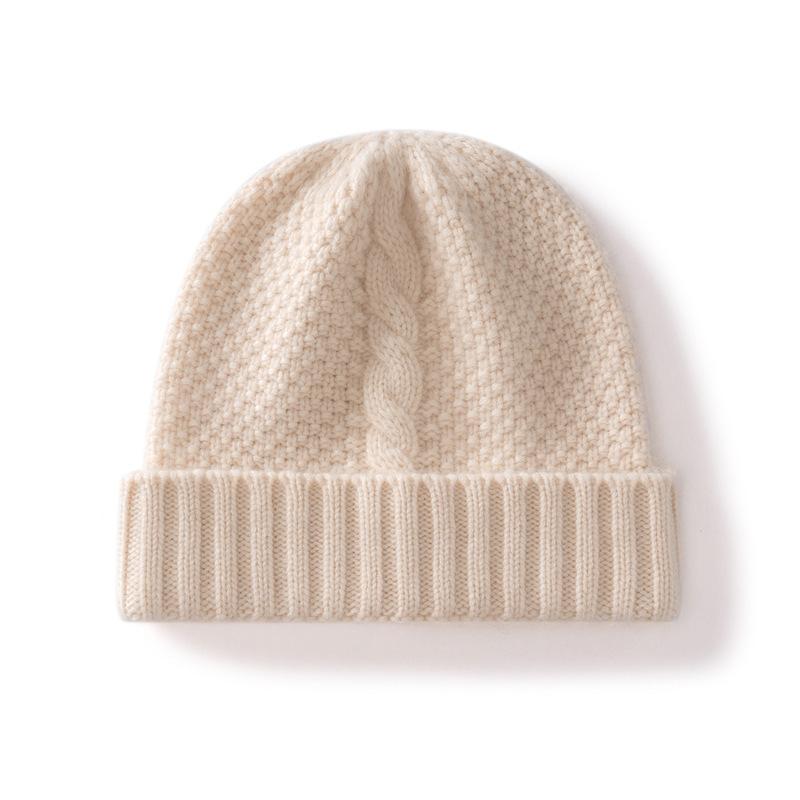 Cashmere Autumn and Winter New Unisex Fashionable Outdoor Leisure Warm Ear Protection Coldproof Knitted Hat