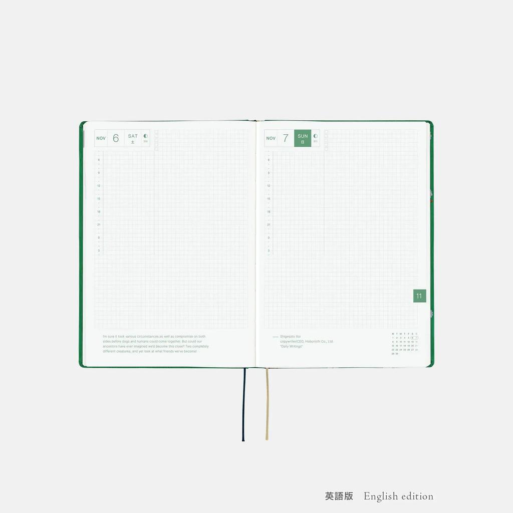 HOBONICHI TECHO 2027 Bow Tie HON Sheep A5 English Daily JAPAN FS