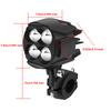Motorcycle LED Fog Light Auxiliary Headlight Hi/Low Beam Moto Fog Driving Light Spotlight Work Lamp for Off Road Truck Car ATV