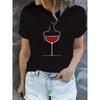 Women'S Casual Round Neck T-Shirt with Stylish Letter Print for Spring and Summer